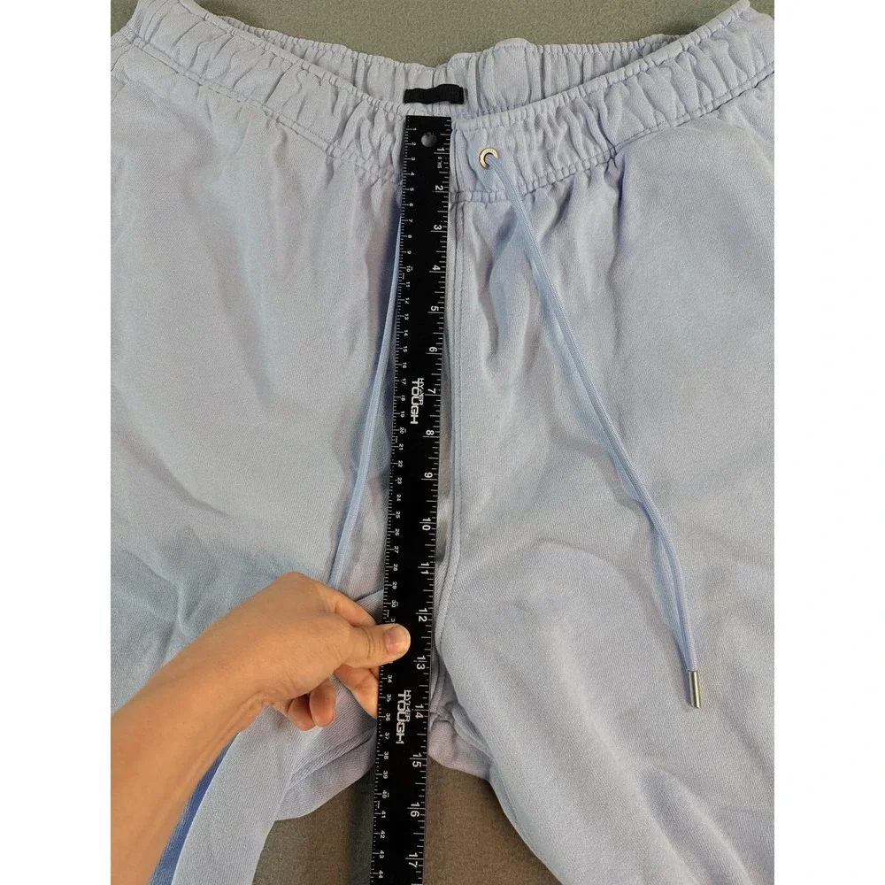 Jordan Flight Jogger Pants Mens 2XL Blue French Terry Elastic Waist Zip Pocket